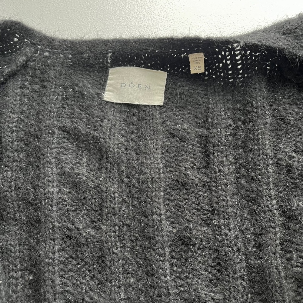 *RESERVED* Dôen 'Mesa' Cardigan Sweater, Black, XS - Picture 10 of 15